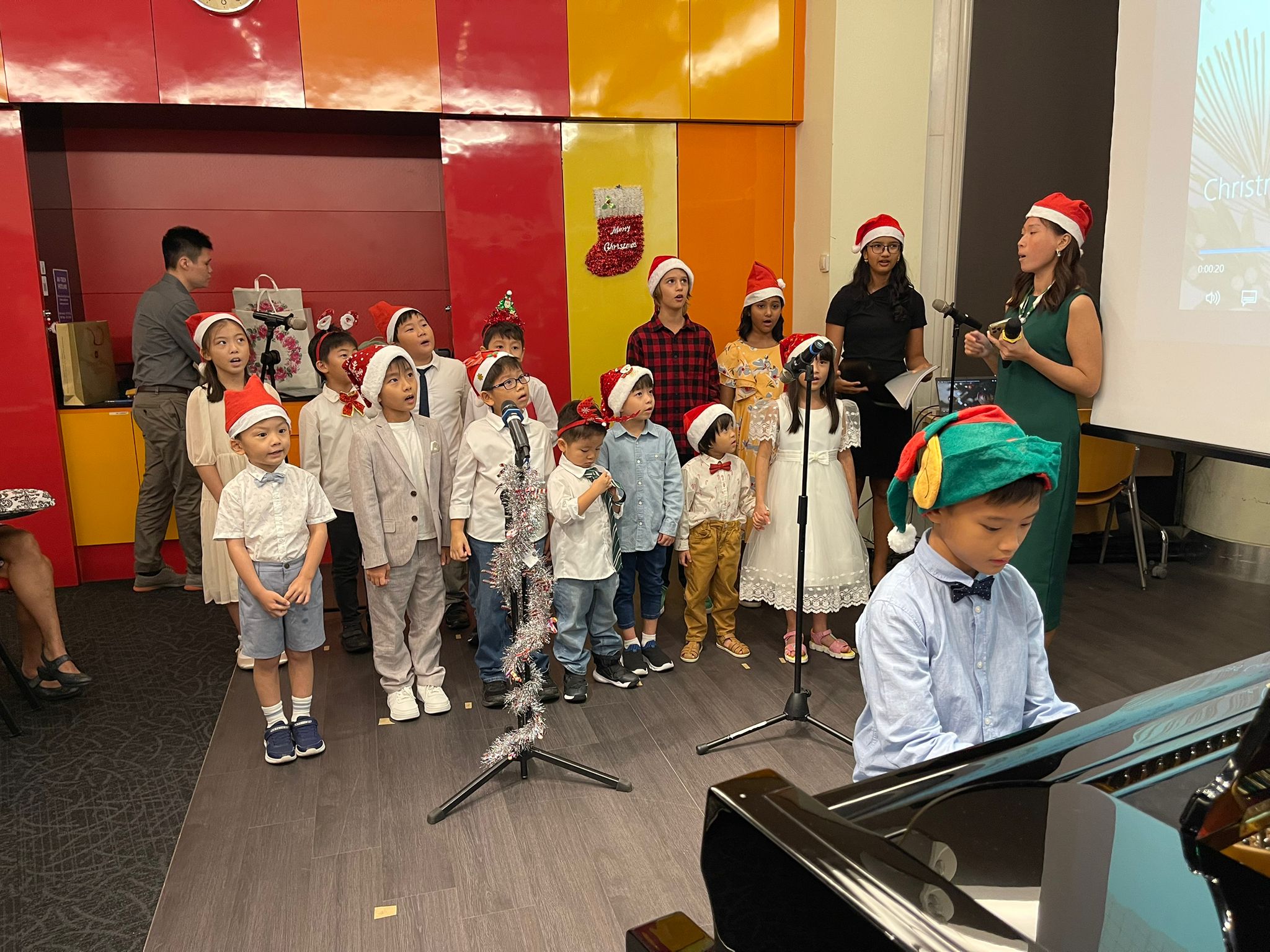 Christmas recital photo